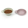 Silicone foldable pet bowl